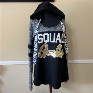 Squad Goals Gold Hoodie